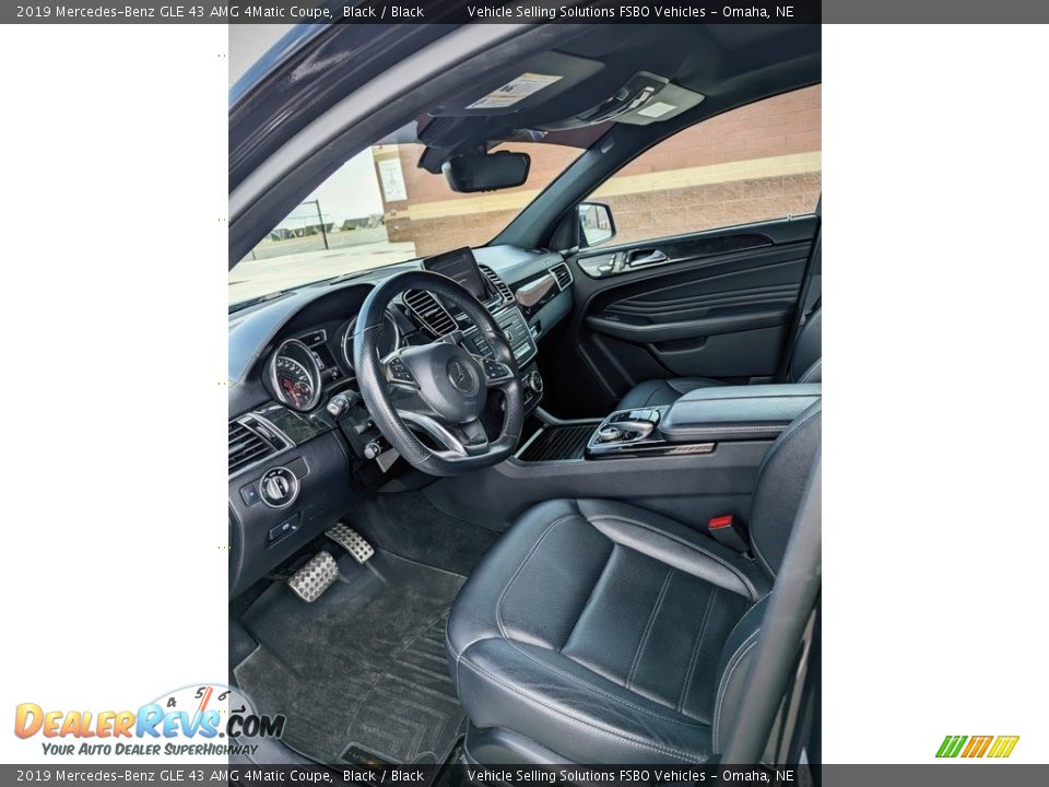 Front Seat of 2019 Mercedes-Benz GLE 43 AMG 4Matic Coupe Photo #6