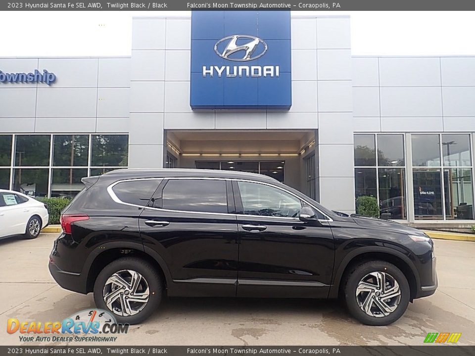 2023 Hyundai Santa Fe SEL AWD Twilight Black / Black Photo #1