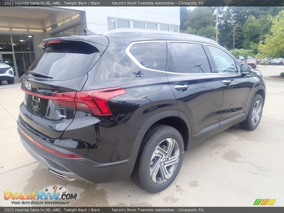 2023 Hyundai Santa Fe SEL AWD Twilight Black / Black Photo #2