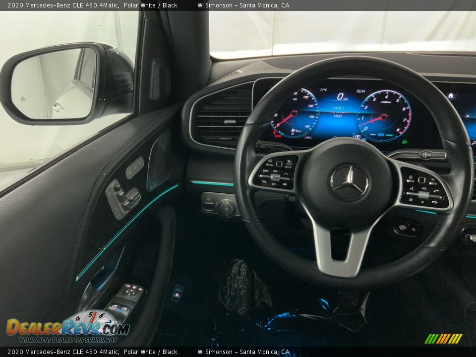 2020 Mercedes-Benz GLE 450 4Matic Polar White / Black Photo #24