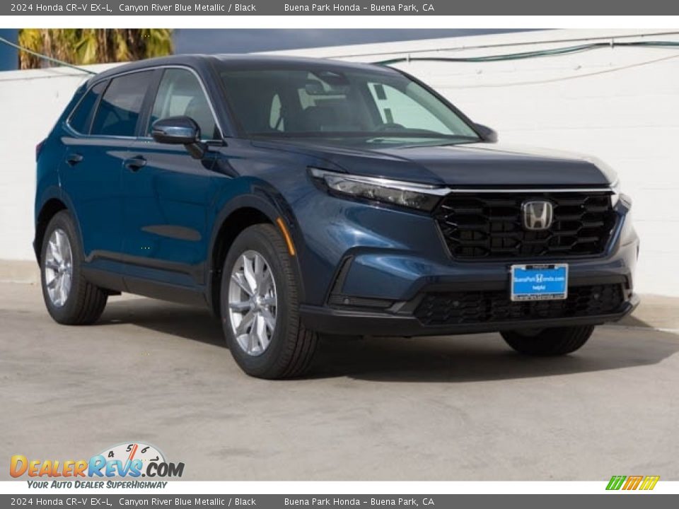 2024 Honda CR-V EX-L Canyon River Blue Metallic / Black Photo #1