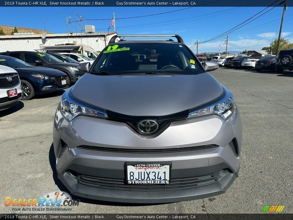 2019 Toyota C-HR XLE Silver Knockout Metallic / Black Photo #2