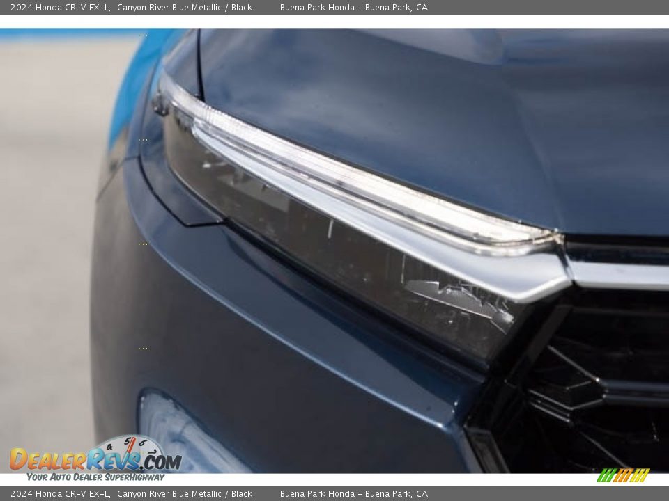 2024 Honda CR-V EX-L Canyon River Blue Metallic / Black Photo #4