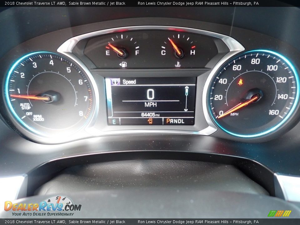2018 Chevrolet Traverse LT AWD Sable Brown Metallic / Jet Black Photo #20