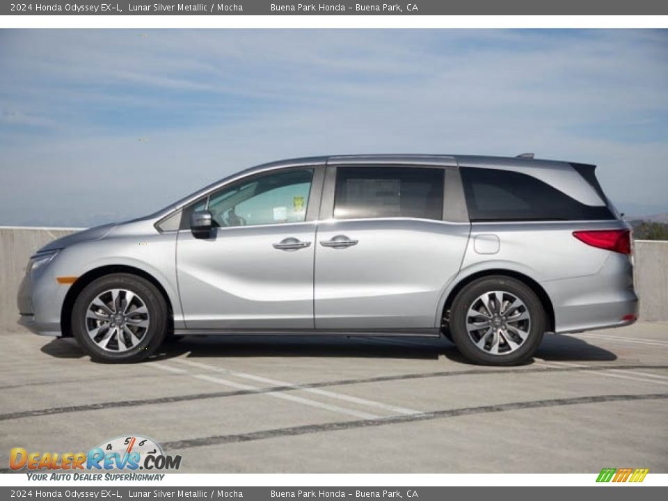 2024 Honda Odyssey EX-L Lunar Silver Metallic / Mocha Photo #4