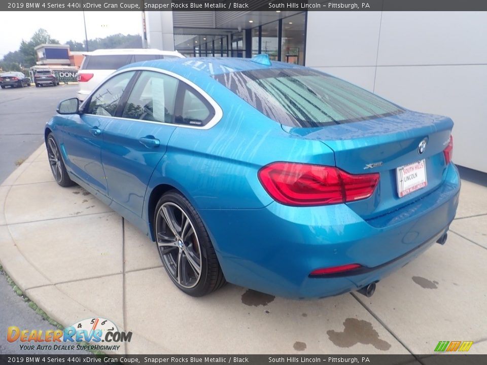 2019 BMW 4 Series 440i xDrive Gran Coupe Snapper Rocks Blue Metallic / Black Photo #3