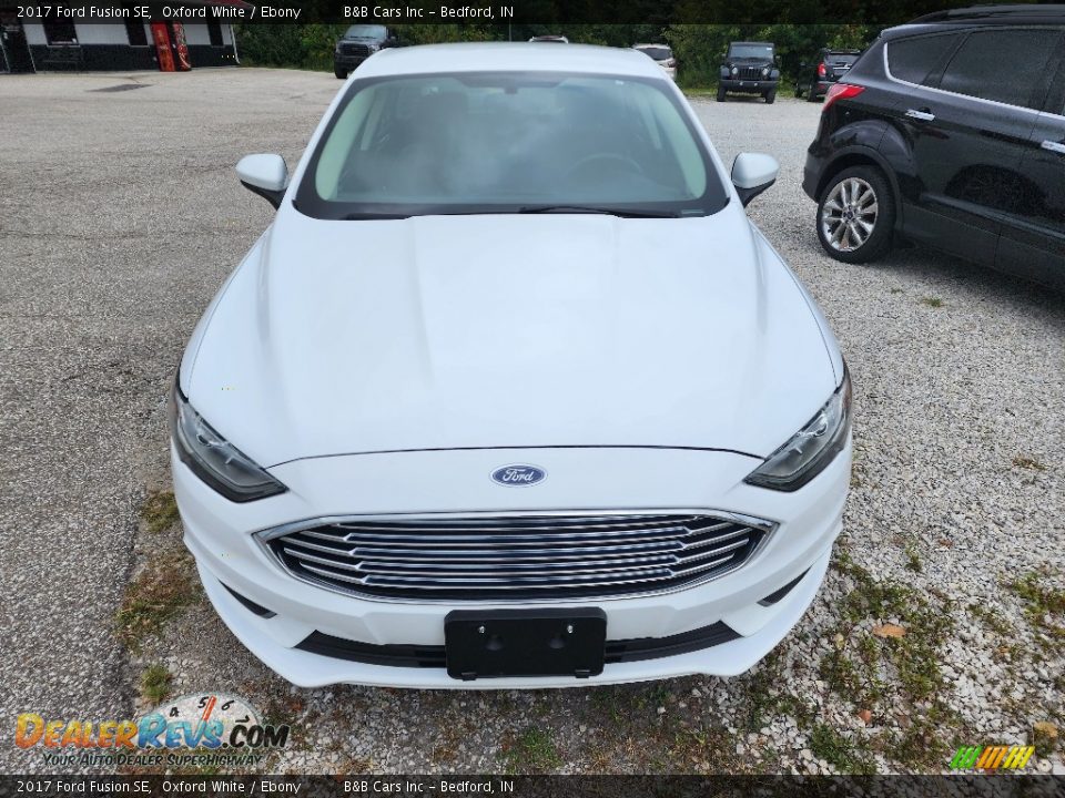 2017 Ford Fusion SE Oxford White / Ebony Photo #2