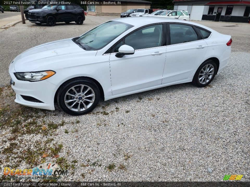 2017 Ford Fusion SE Oxford White / Ebony Photo #4