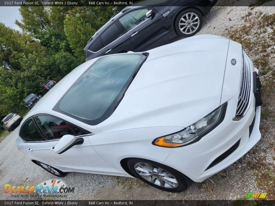 2017 Ford Fusion SE Oxford White / Ebony Photo #22