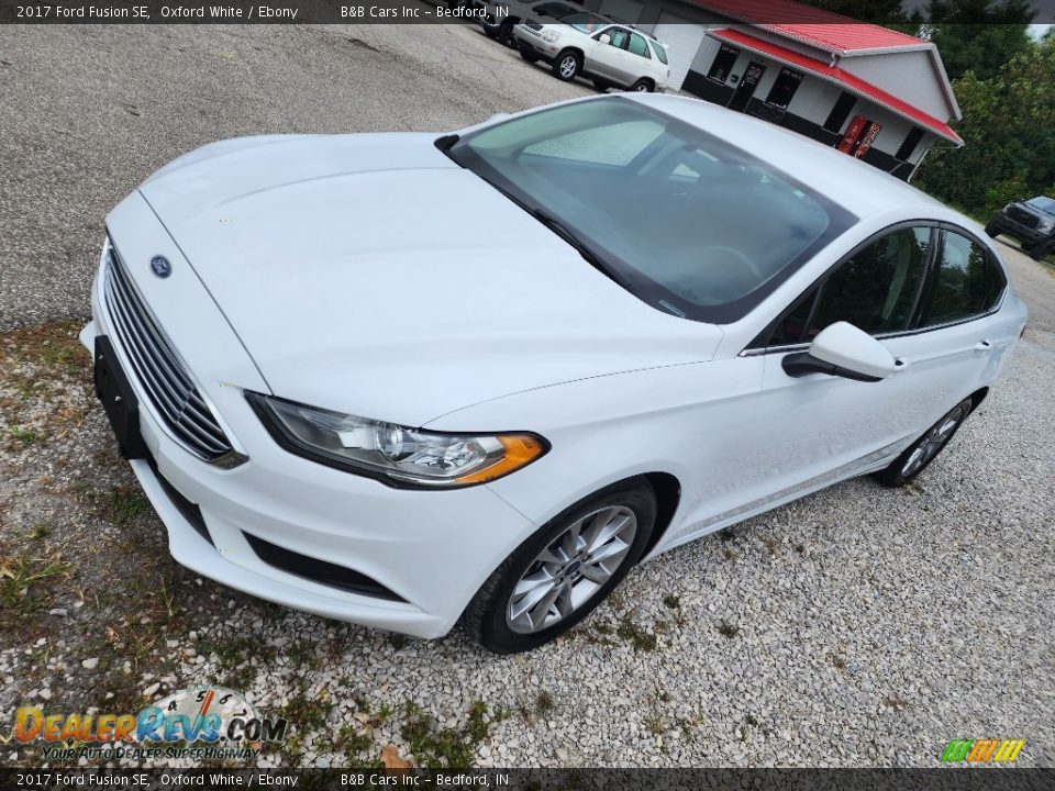 2017 Ford Fusion SE Oxford White / Ebony Photo #23