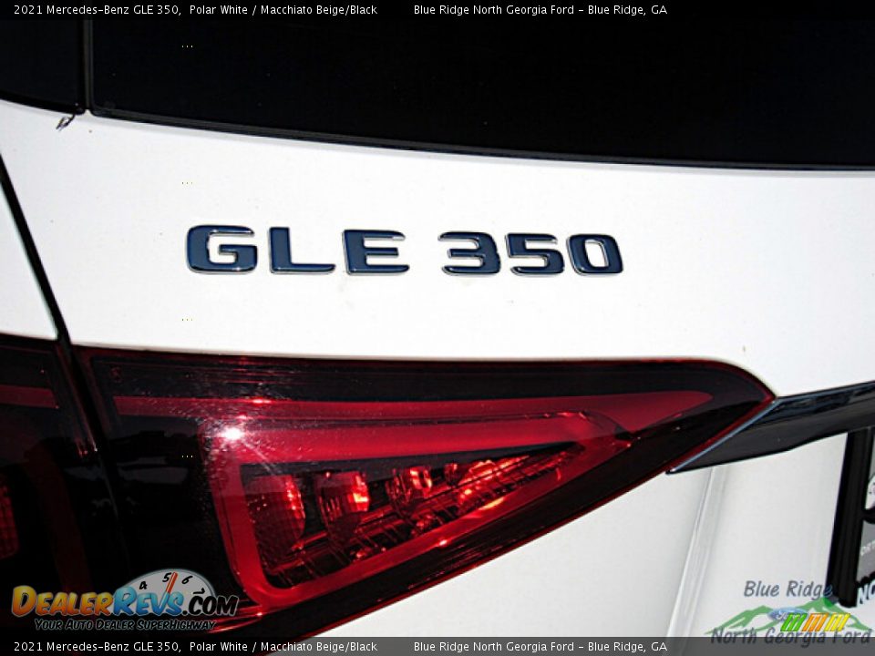 2021 Mercedes-Benz GLE 350 Polar White / Macchiato Beige/Black Photo #31