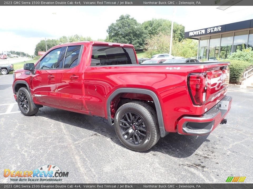 2023 GMC Sierra 1500 Elevation Double Cab 4x4 Volcanic Red Tintcoat / Jet Black Photo #3