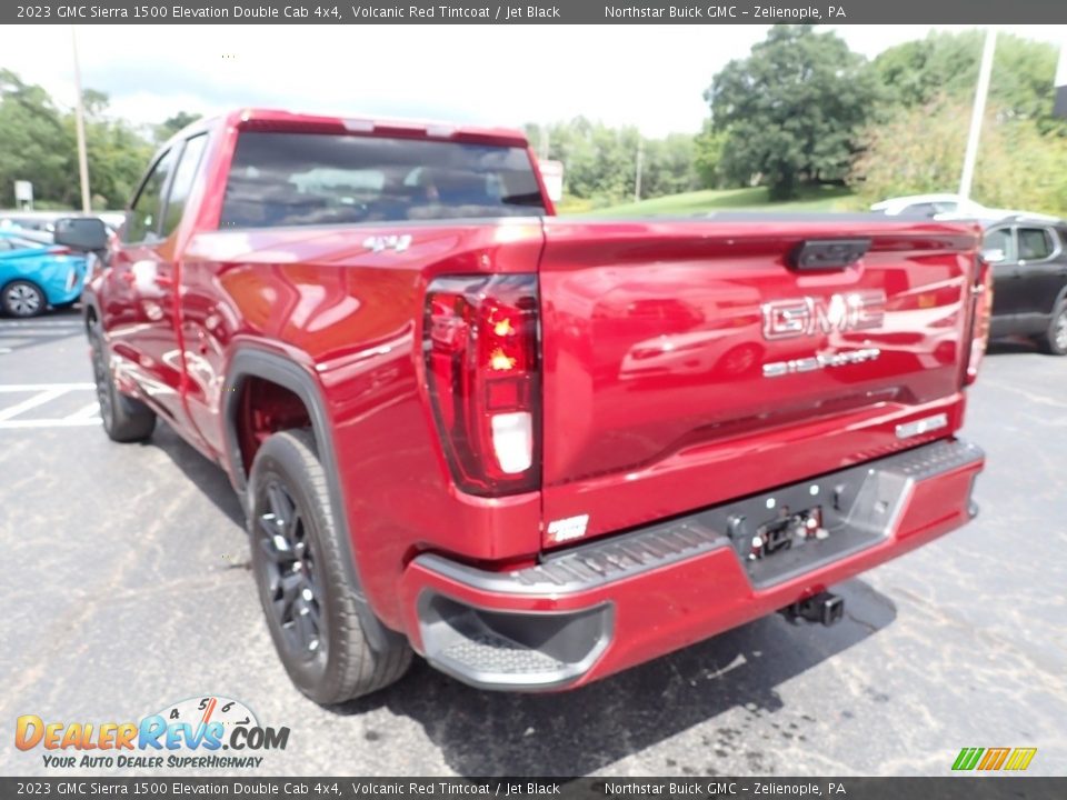 2023 GMC Sierra 1500 Elevation Double Cab 4x4 Volcanic Red Tintcoat / Jet Black Photo #4