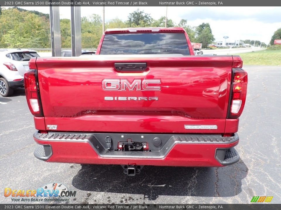 2023 GMC Sierra 1500 Elevation Double Cab 4x4 Volcanic Red Tintcoat / Jet Black Photo #5