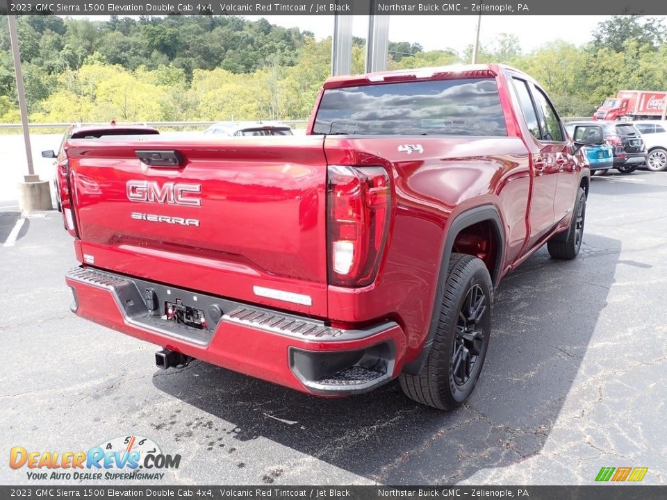 2023 GMC Sierra 1500 Elevation Double Cab 4x4 Volcanic Red Tintcoat / Jet Black Photo #6