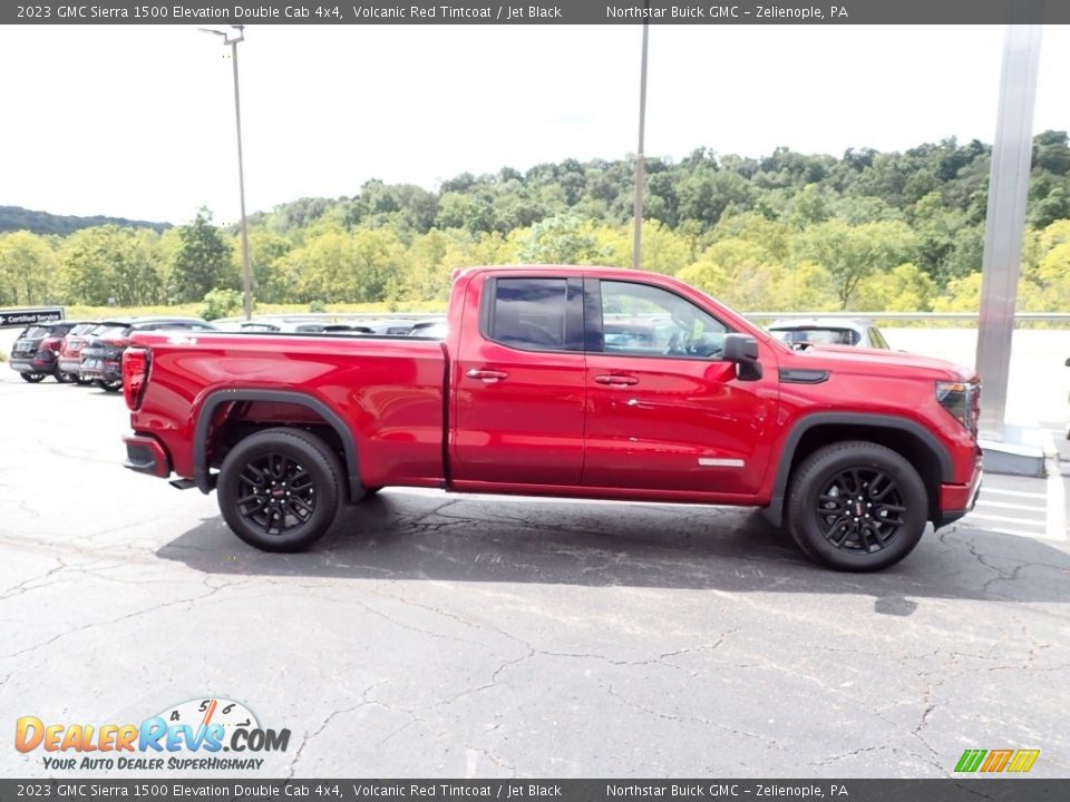 Volcanic Red Tintcoat 2023 GMC Sierra 1500 Elevation Double Cab 4x4 Photo #8