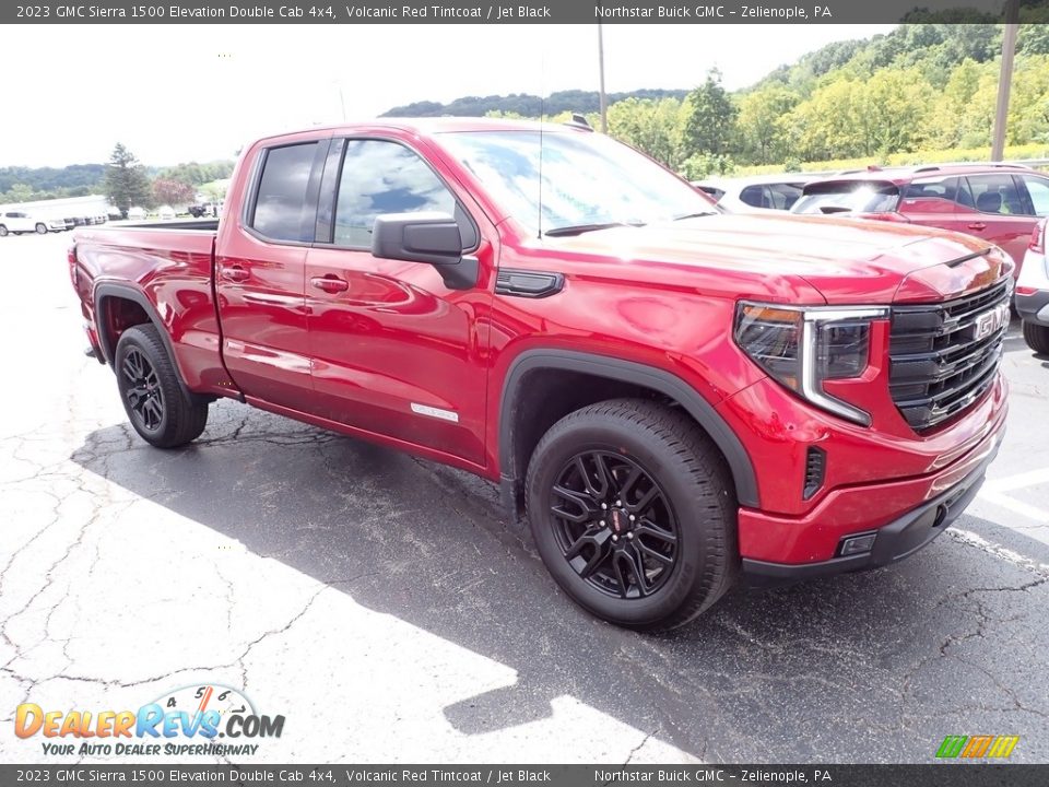 Front 3/4 View of 2023 GMC Sierra 1500 Elevation Double Cab 4x4 Photo #9