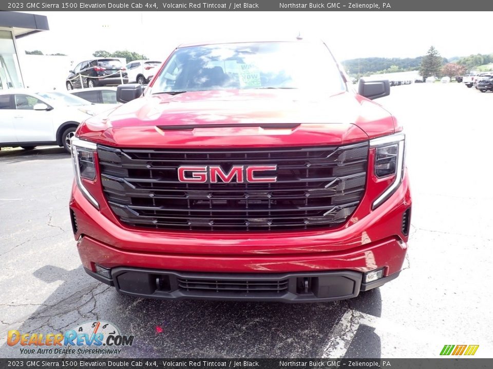 2023 GMC Sierra 1500 Elevation Double Cab 4x4 Volcanic Red Tintcoat / Jet Black Photo #11