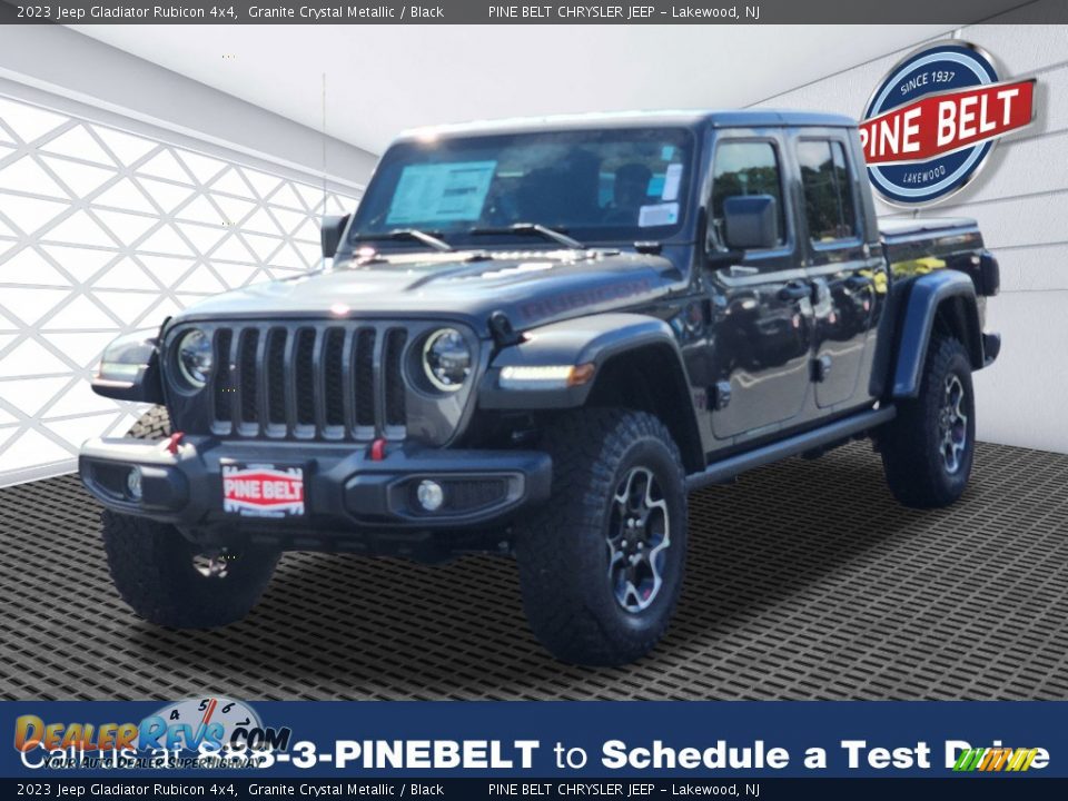 2023 Jeep Gladiator Rubicon 4x4 Granite Crystal Metallic / Black Photo #1