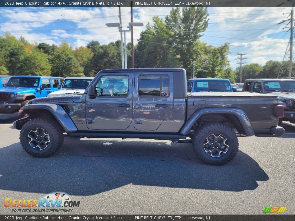 2023 Jeep Gladiator Rubicon 4x4 Granite Crystal Metallic / Black Photo #3