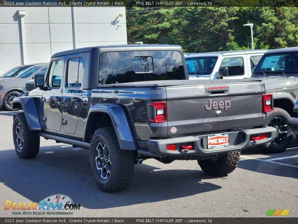 2023 Jeep Gladiator Rubicon 4x4 Granite Crystal Metallic / Black Photo #4