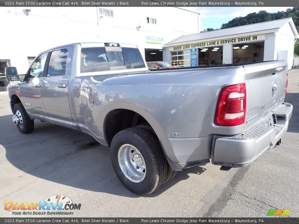 2023 Ram 3500 Laramie Crew Cab 4x4 Billet Silver Metallic / Black Photo #3