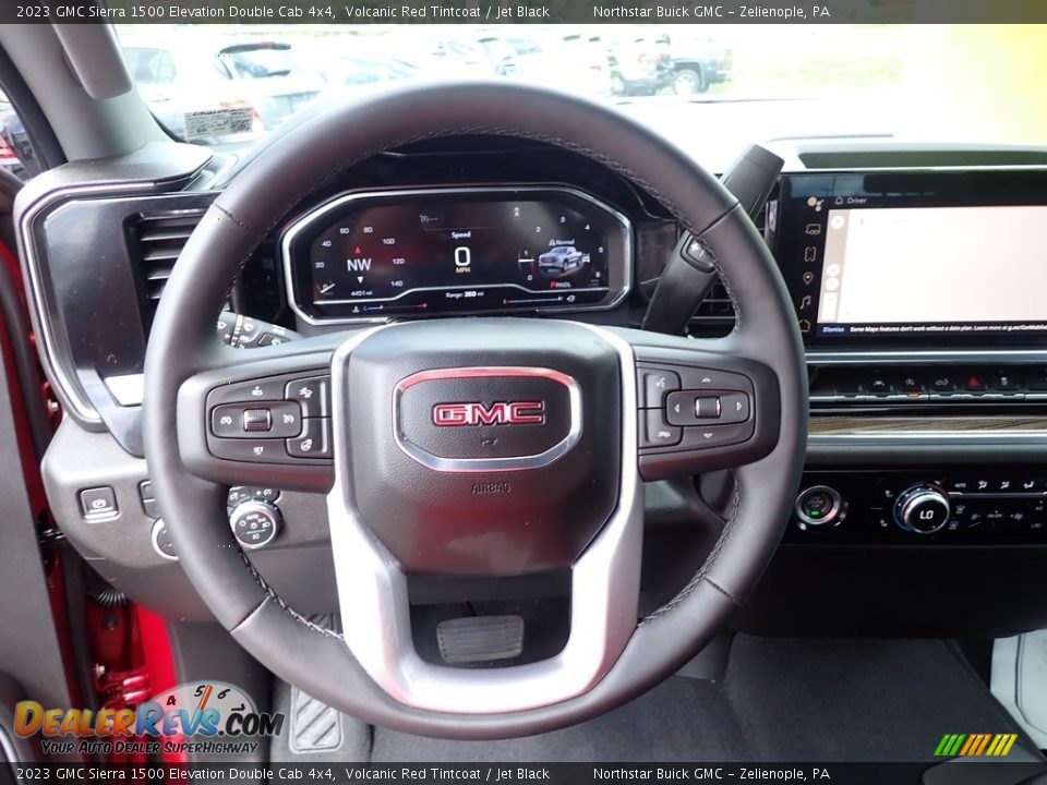 2023 GMC Sierra 1500 Elevation Double Cab 4x4 Steering Wheel Photo #29