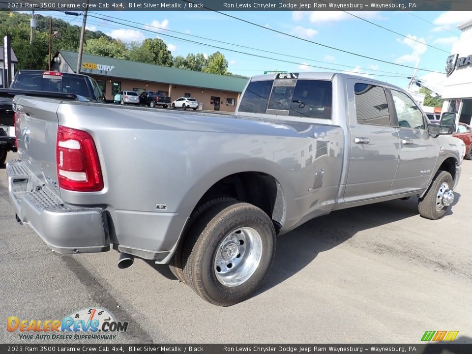 2023 Ram 3500 Laramie Crew Cab 4x4 Billet Silver Metallic / Black Photo #6