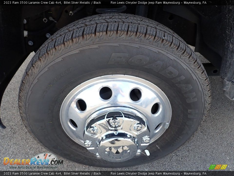 2023 Ram 3500 Laramie Crew Cab 4x4 Billet Silver Metallic / Black Photo #10