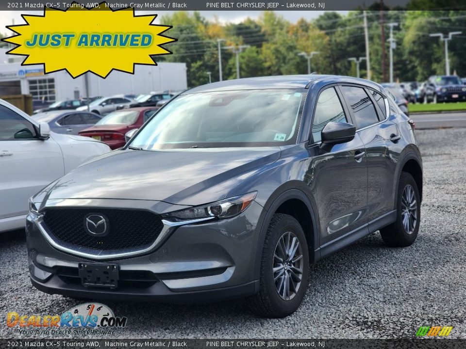 2021 Mazda CX-5 Touring AWD Machine Gray Metallic / Black Photo #1