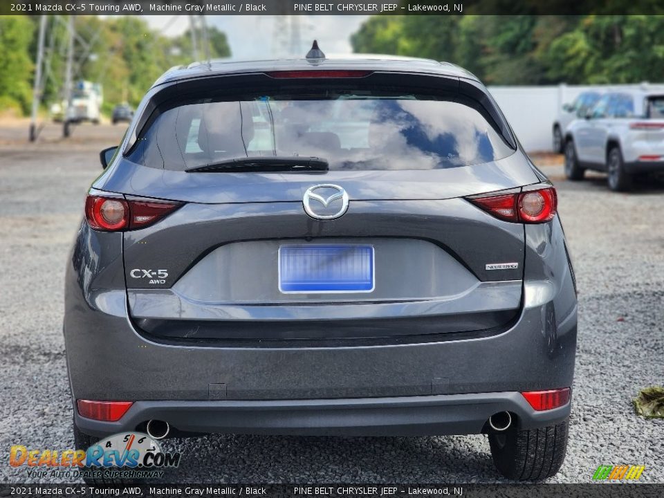 2021 Mazda CX-5 Touring AWD Machine Gray Metallic / Black Photo #4