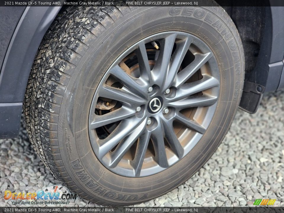 2021 Mazda CX-5 Touring AWD Machine Gray Metallic / Black Photo #6