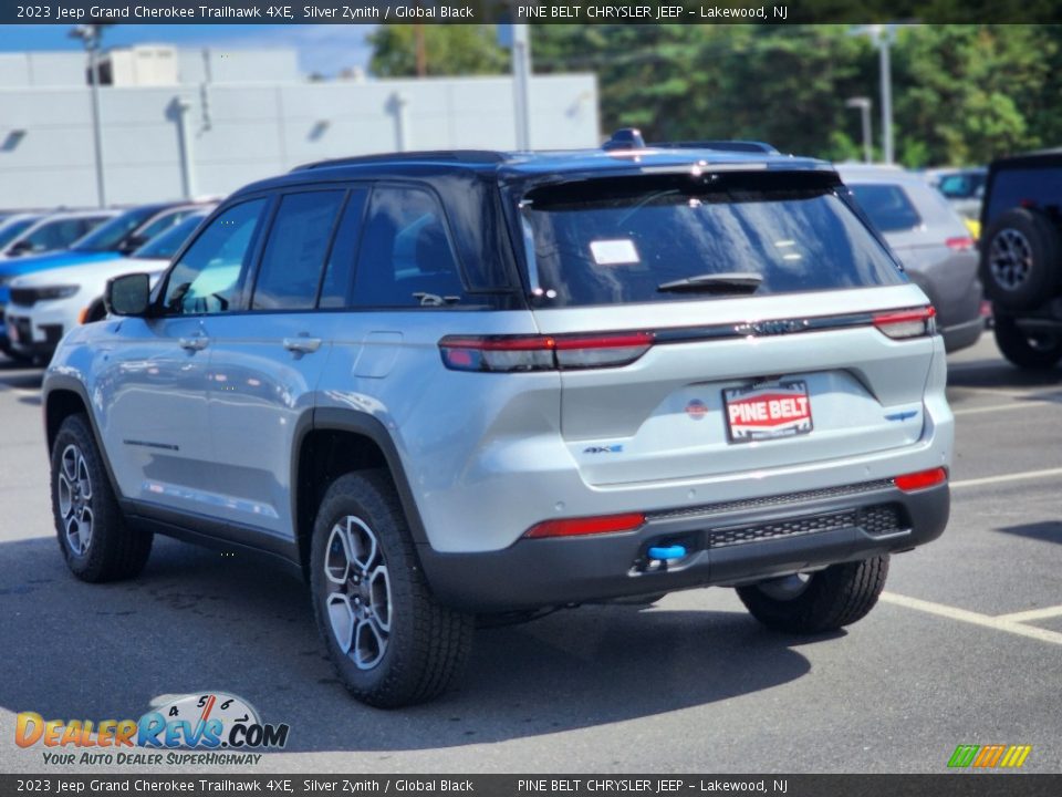 2023 Jeep Grand Cherokee Trailhawk 4XE Silver Zynith / Global Black Photo #4