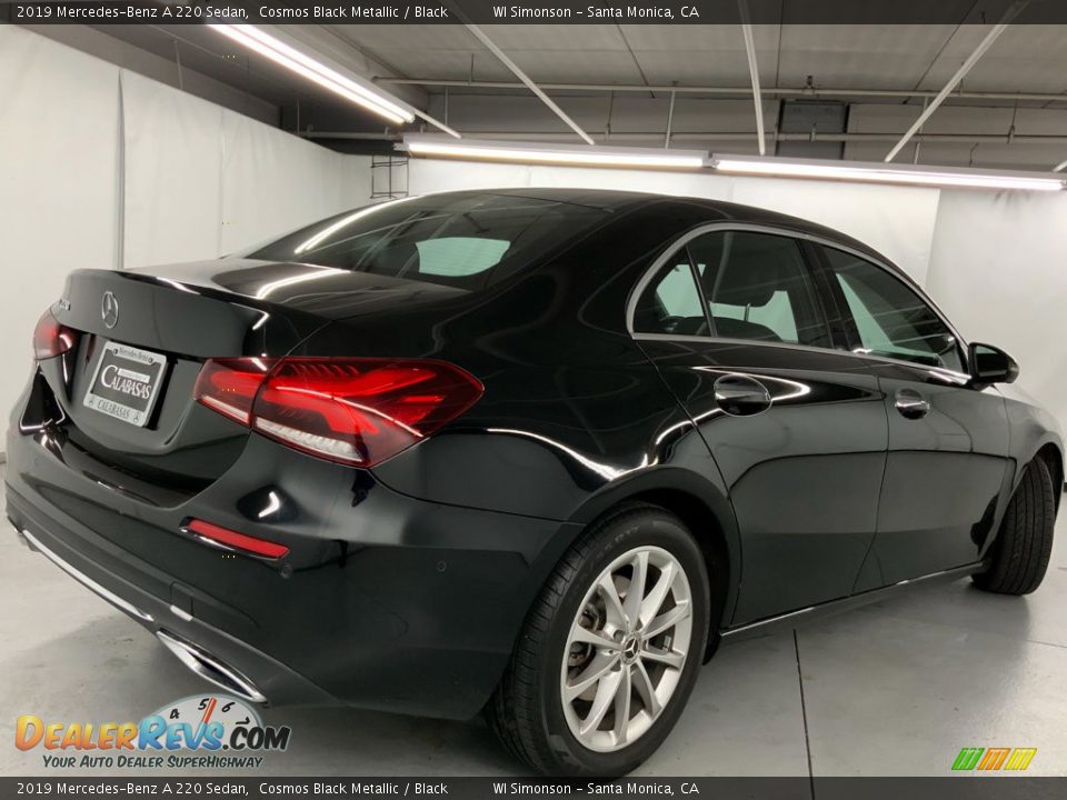 2019 Mercedes-Benz A 220 Sedan Cosmos Black Metallic / Black Photo #5