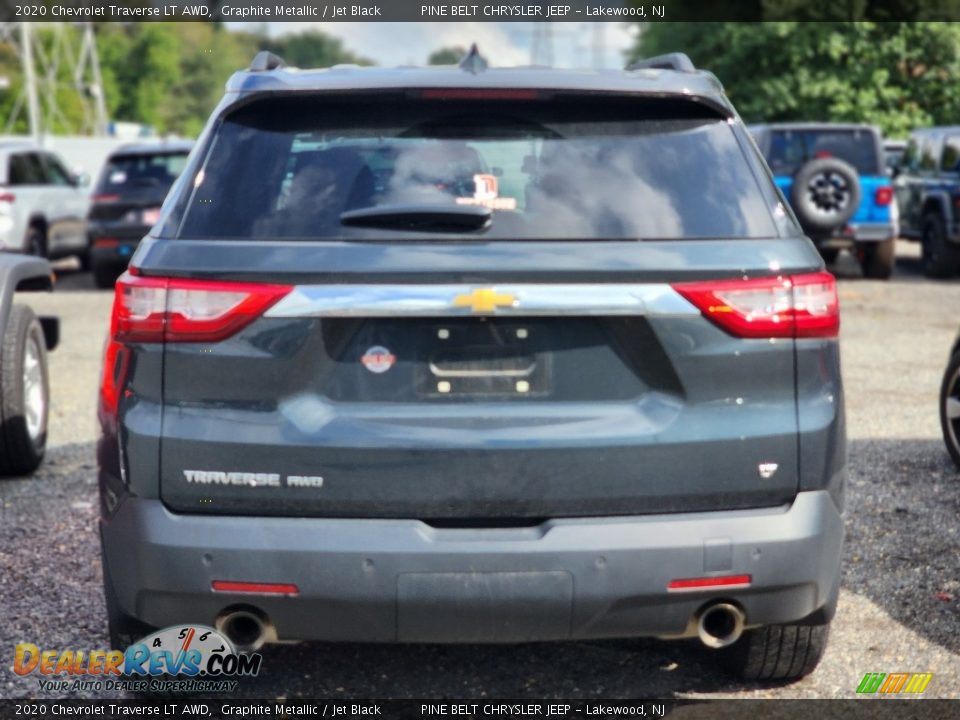 2020 Chevrolet Traverse LT AWD Graphite Metallic / Jet Black Photo #4