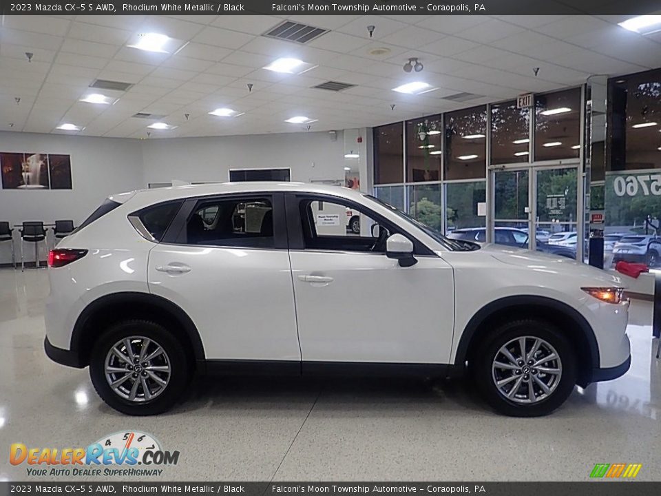 2023 Mazda CX-5 S AWD Rhodium White Metallic / Black Photo #1