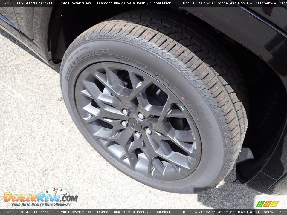 2023 Jeep Grand Cherokee L Summit Reserve 4WD Diamond Black Crystal Pearl / Global Black Photo #9
