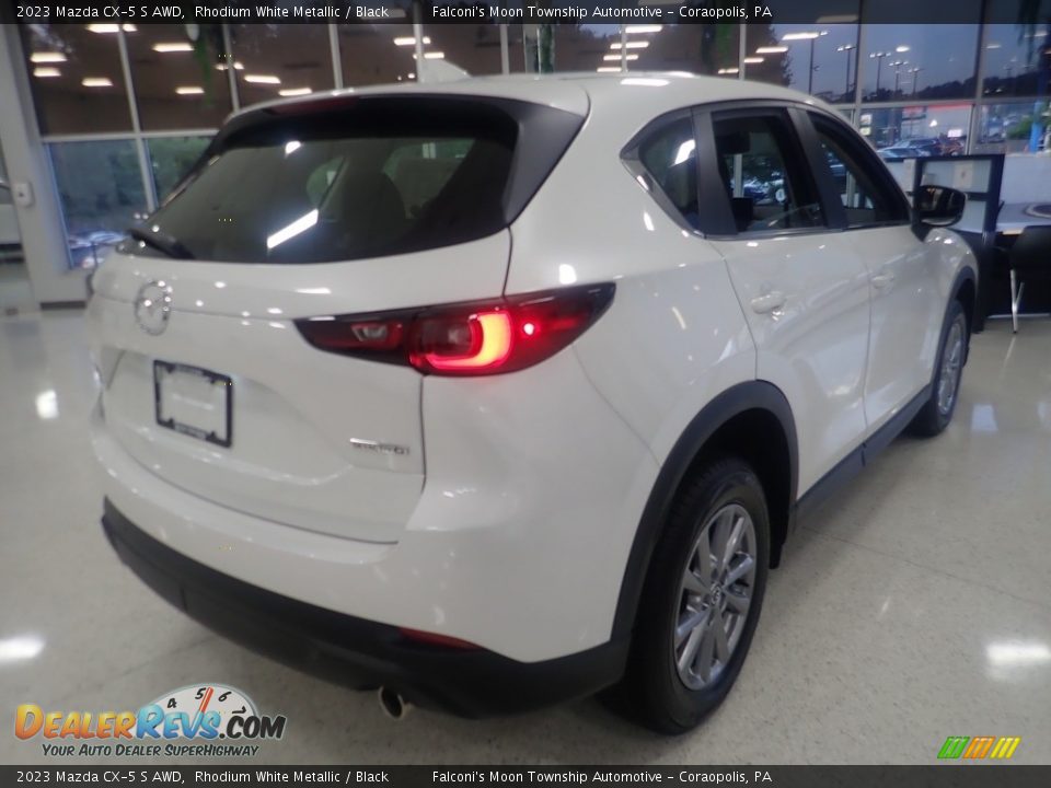 2023 Mazda CX-5 S AWD Rhodium White Metallic / Black Photo #2