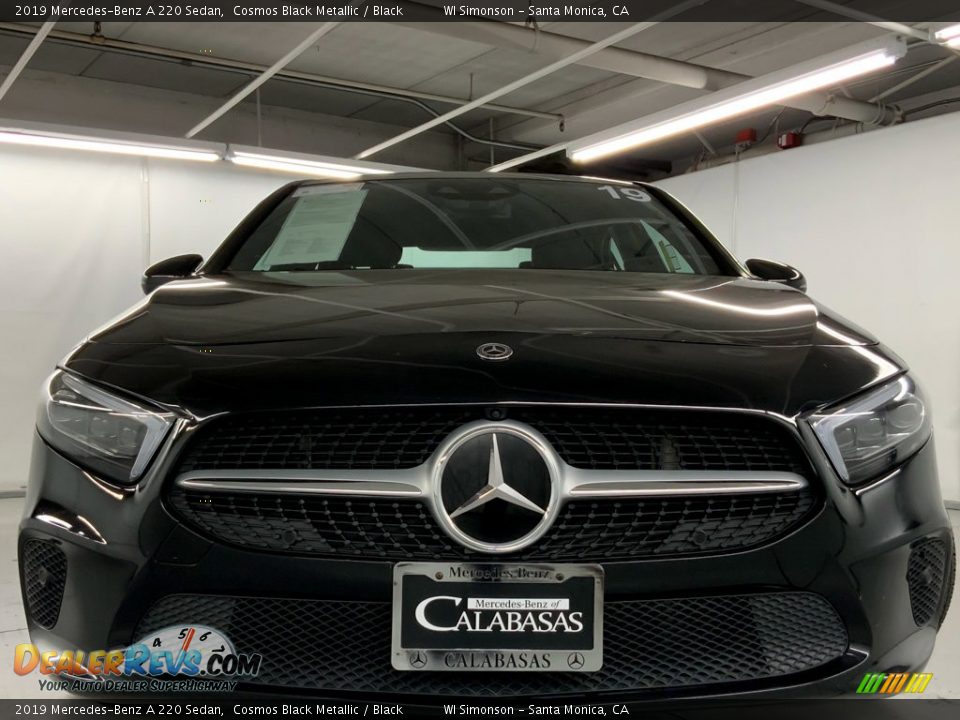 2019 Mercedes-Benz A 220 Sedan Cosmos Black Metallic / Black Photo #16