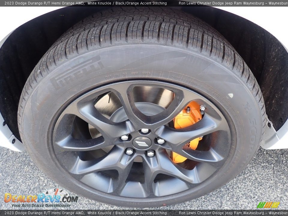 2023 Dodge Durango R/T Hemi Orange AWD White Knuckle / Black/Orange Accent Stitching Photo #10
