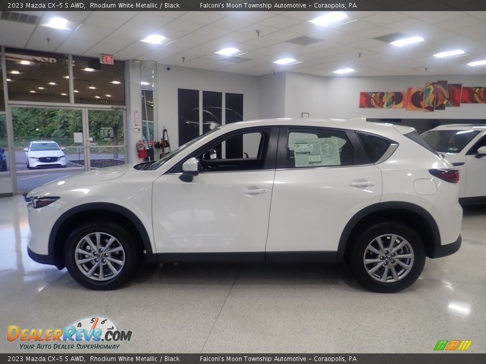 2023 Mazda CX-5 S AWD Rhodium White Metallic / Black Photo #6