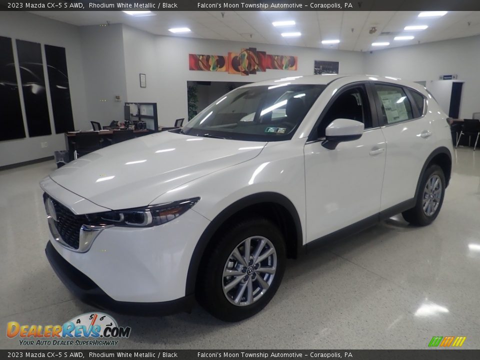 2023 Mazda CX-5 S AWD Rhodium White Metallic / Black Photo #7