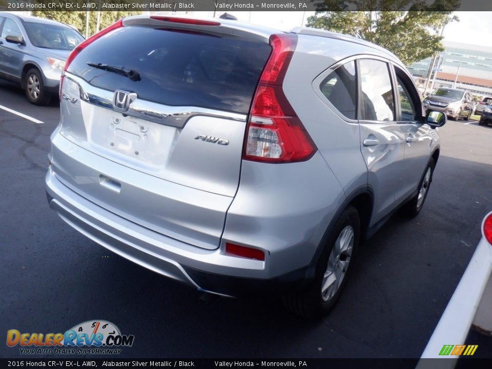 2016 Honda CR-V EX-L AWD Alabaster Silver Metallic / Black Photo #5