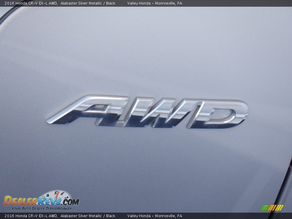 2016 Honda CR-V EX-L AWD Alabaster Silver Metallic / Black Photo #6