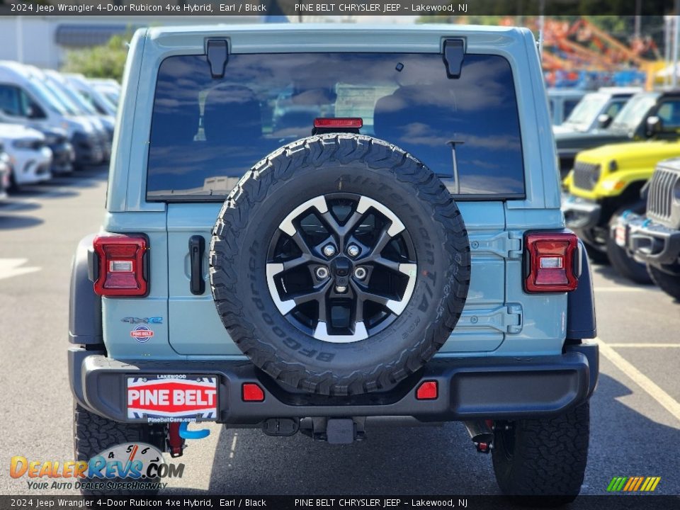 2024 Jeep Wrangler 4-Door Rubicon 4xe Hybrid Earl / Black Photo #6