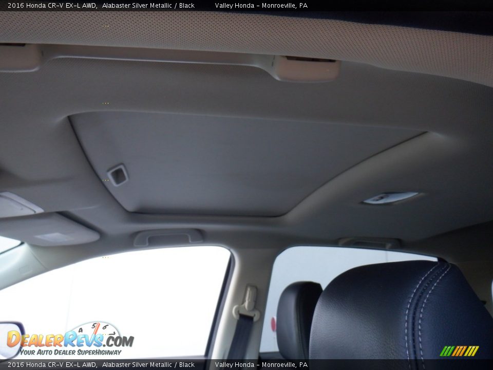 2016 Honda CR-V EX-L AWD Alabaster Silver Metallic / Black Photo #9