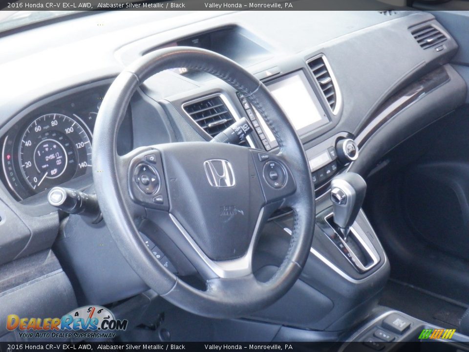 2016 Honda CR-V EX-L AWD Alabaster Silver Metallic / Black Photo #10