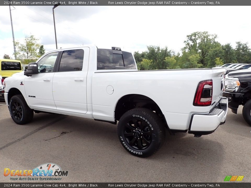 2024 Ram 3500 Laramie Crew Cab 4x4 Bright White / Black Photo #3