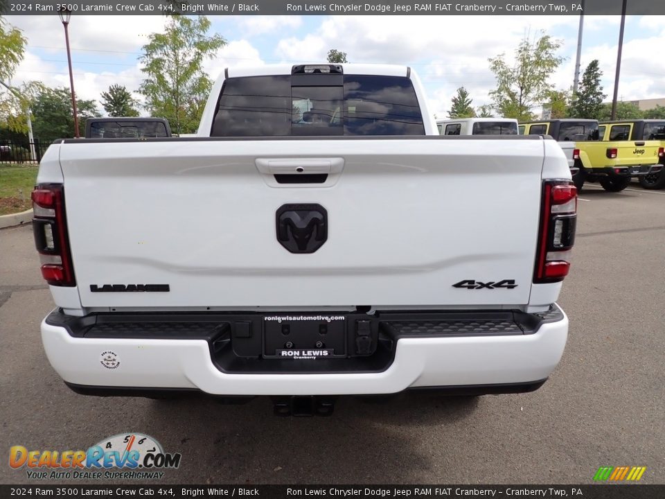 2024 Ram 3500 Laramie Crew Cab 4x4 Bright White / Black Photo #4