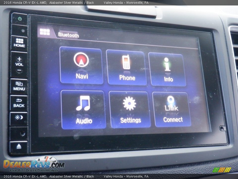 2016 Honda CR-V EX-L AWD Alabaster Silver Metallic / Black Photo #15